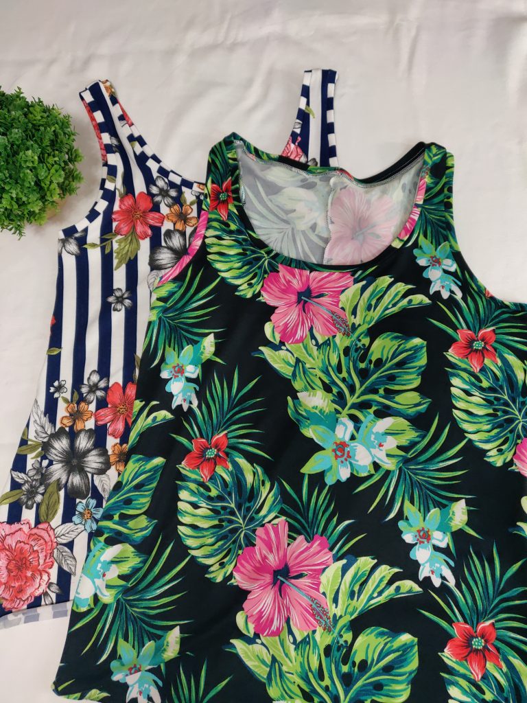 Pattern comparison, Lago Tank by Itch to Stitch and Staple Tank by Green Style Creations