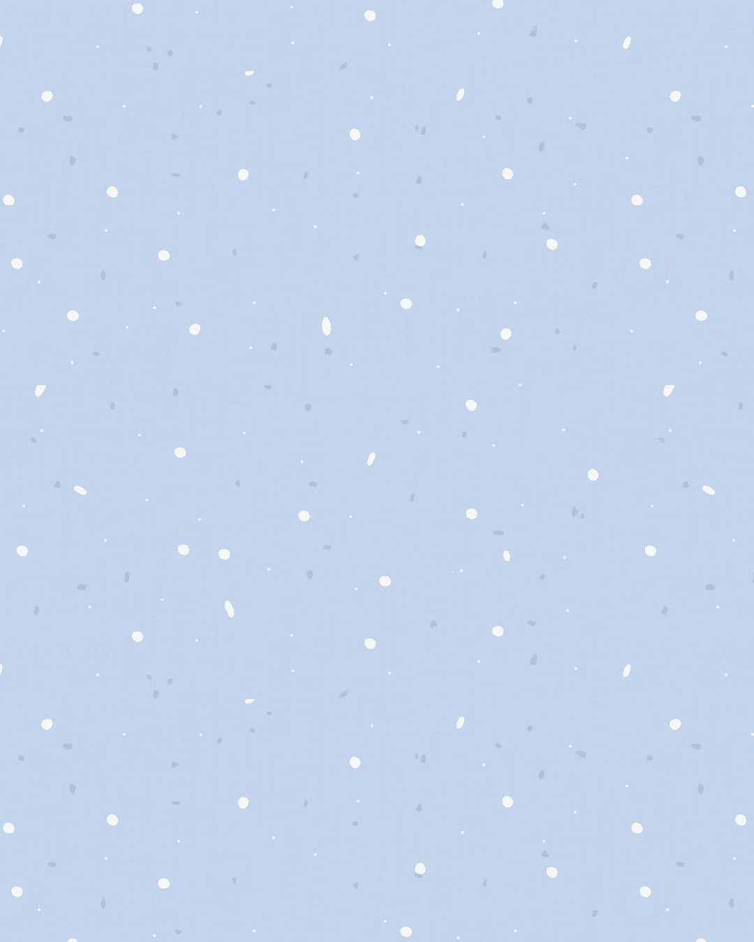 Petal Dot pattern from the Lavender Meadow collection by Studio Meggi, featuring soft blue with white dots and subtle texture.